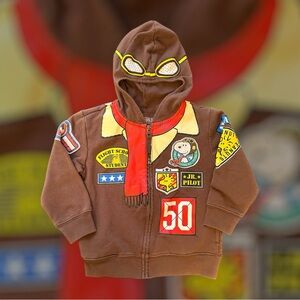 Snoopy Peanuts Zip Up 4T